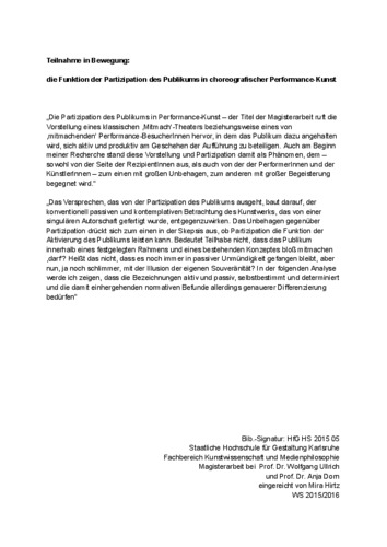 Picture: Teilnahme in Bewegung Abstract