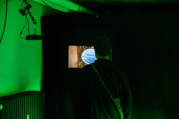 Bild:  Dokumentation MS Guilty Pleasure im Architekturschaufenster Karlsruhe