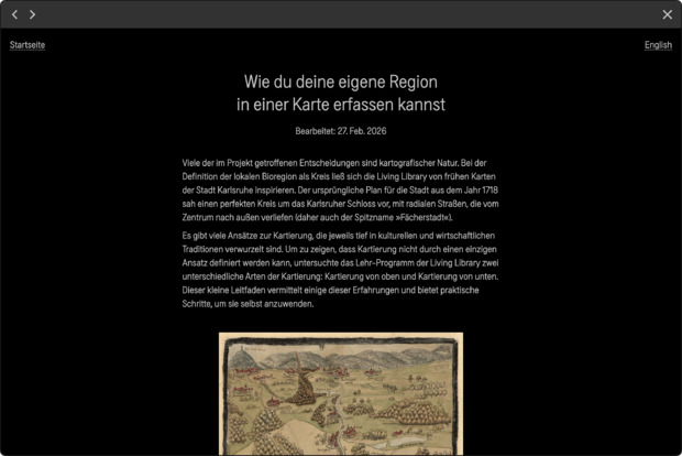 Picture: Wie du deine eigene Region in einer Karte erfassen kannst (Digitale Living Library)