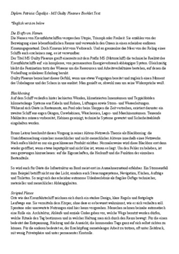 Bild:  Dokumentation MS Guilty Pleasure im Architekturschaufenster Karlsruhe