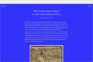 Picture: Wie du deine eigene Region in einer Karte erfassen kannst (Digitale Living Library)