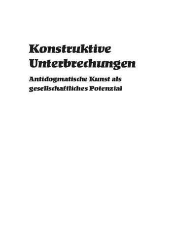 Picture: Konstruktive Unterbrechungen (geschw.)