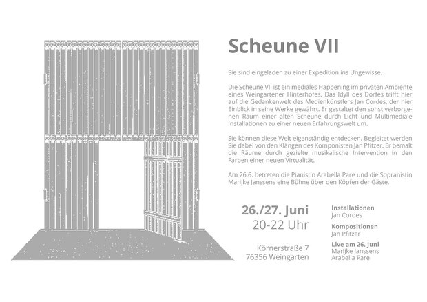 Picture: Scheune VII - Einladung