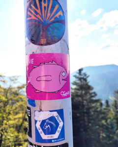 Bild:  Love over Taste Sticker – Fish