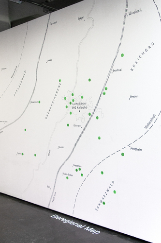 Picture: Physical Living Library Wall map