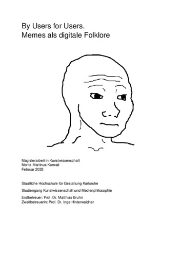 Bild:  By Users for Users. Inhaltsverzeichnis und Abstract