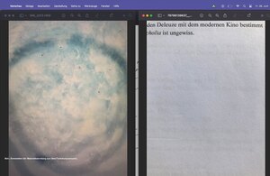 Bild:  Screenshot der Materialsammlung aus dem Forschungsprozess