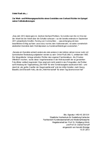 Picture: Onkel Rudi als... (Abstract)