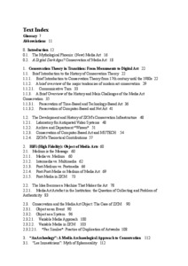 Bild:  Writing the History of the Future. Inhaltsverzeichnis