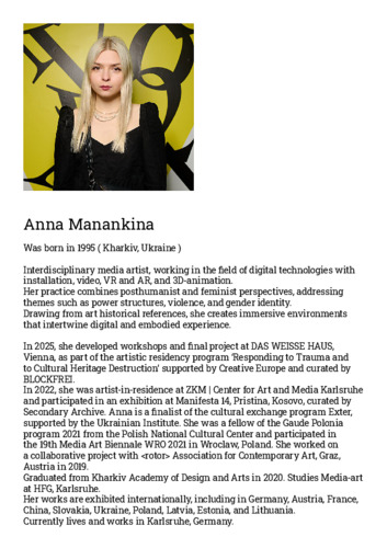 Bild:  CV Anna Manankina