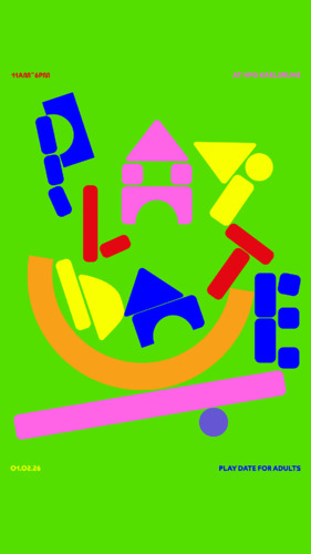 Bild:  PLAY DATE 1 POSTER