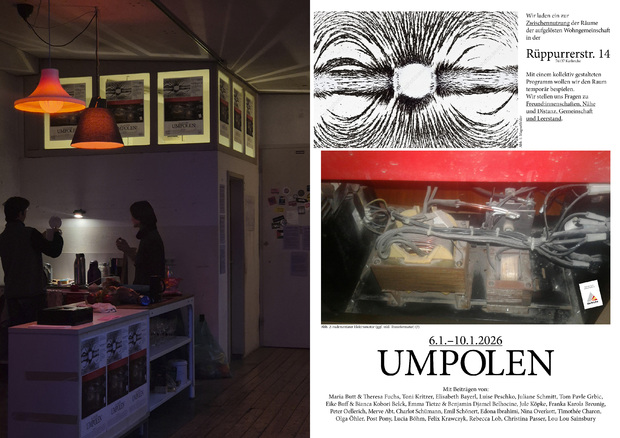 Bild:  Raumansicht und Keyvisual von Umpolen im Januar 2026