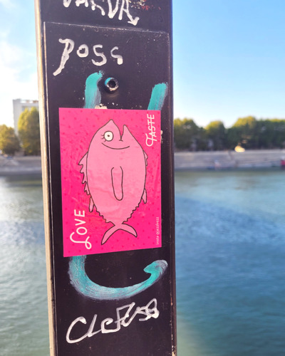 Bild:  Love over Taste Sticker – Fish