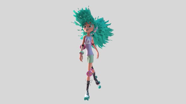 Bild:  Roller Derby - 3D Training