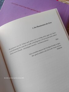 Picture: Buchseite aus Giorgio Agamben, Stanzen. Wort und Phantasma in der abendländischen Kultur (2005), mit Zitaten von Rainer Maria Rilke und Friedrich Hölderlin - Forschungsliteratur