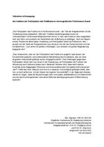 Picture: Teilnahme in Bewegung Abstract