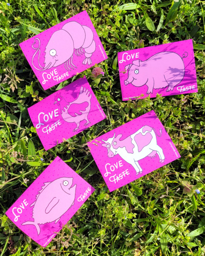 Bild:  Love over Taste Sticker