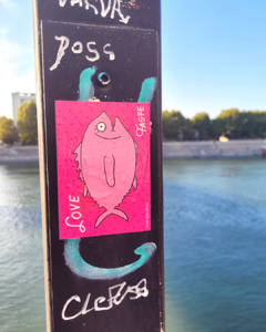 Bild:  Love over Taste Sticker – Fish