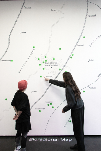 Picture: Physical Living Library Wall map