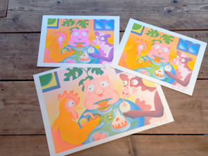Bild:  Love over Taste – Piggy and Friends at the Café